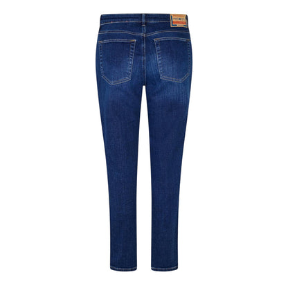 Blue Denim - Back - Diesel Womens-Ladies 1984 Slandy High Rise Skinny Jeans