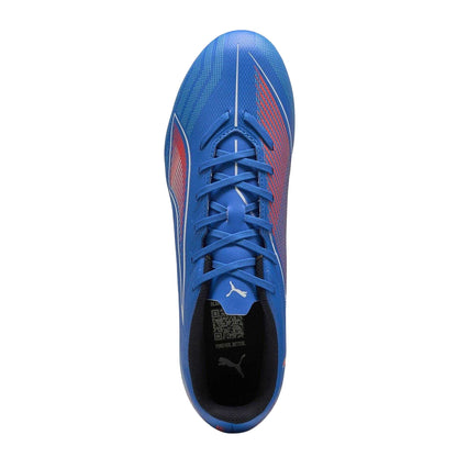 Blue-White - Side - Puma Mens Ultra 6 Play Firm Ground Football Boots