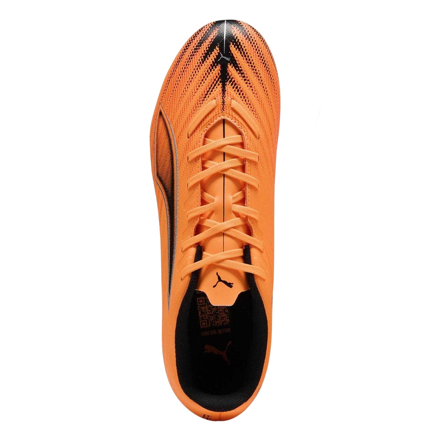 Orange-Black - Side - Puma Mens Ultra 6 Play Firm Ground Football Boots