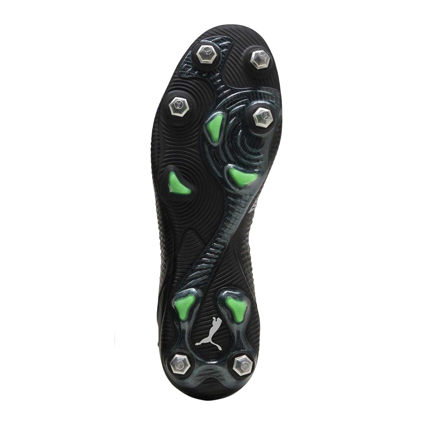 Black-Green - Lifestyle - Puma Mens Future 8 Ultimate Knitted Collar Soft Ground Football Boots