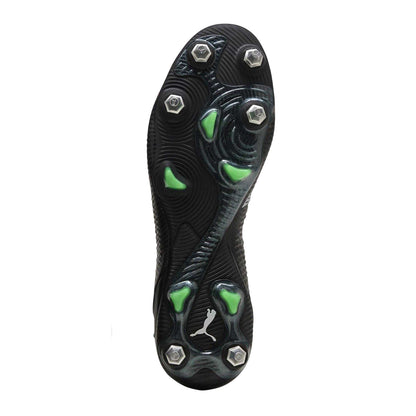 Black-Green - Lifestyle - Puma Mens Future 8 Ultimate Knitted Collar Soft Ground Football Boots