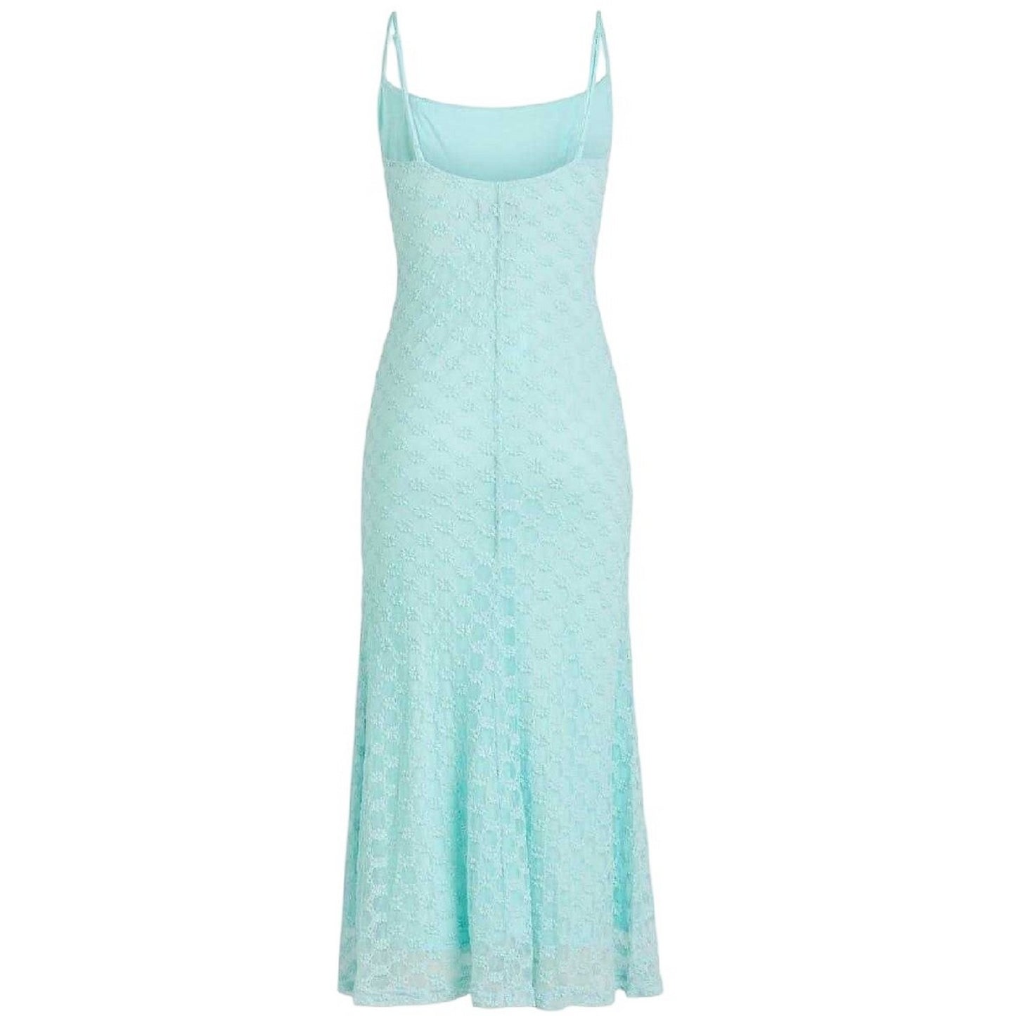 Aqua - Back - Bardot Womens-Ladies Adoni Mesh Midi Dress