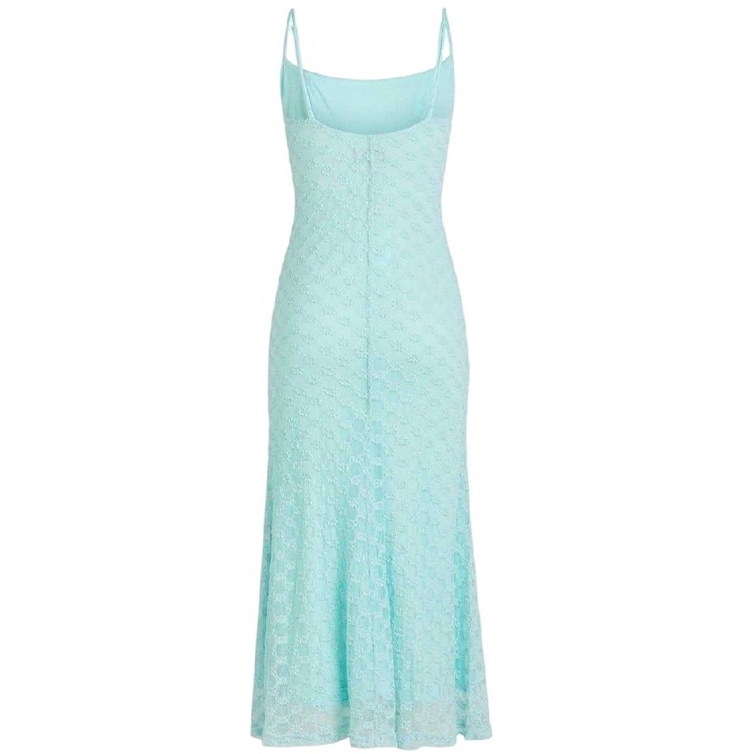 Aqua - Back - Bardot Womens-Ladies Adoni Mesh Midi Dress