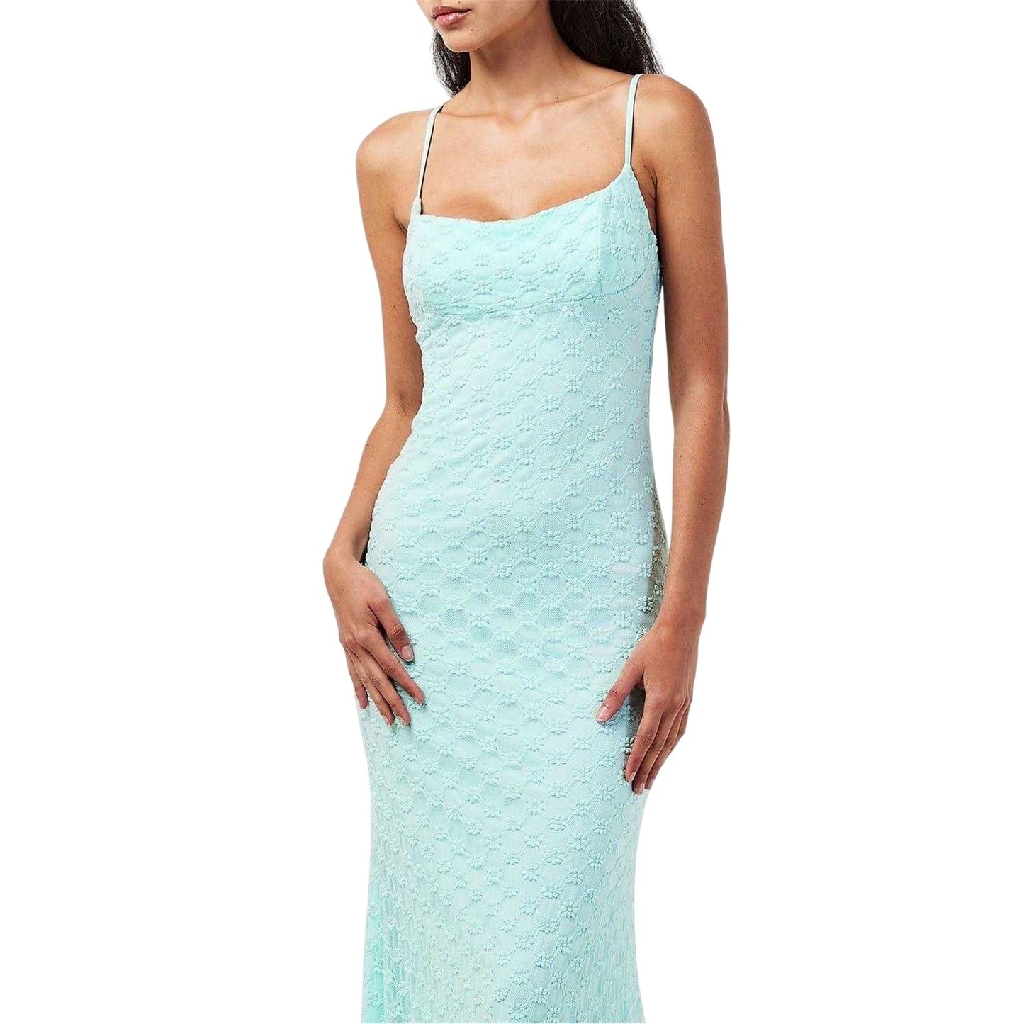 Aqua - Lifestyle - Bardot Womens-Ladies Adoni Mesh Midi Dress