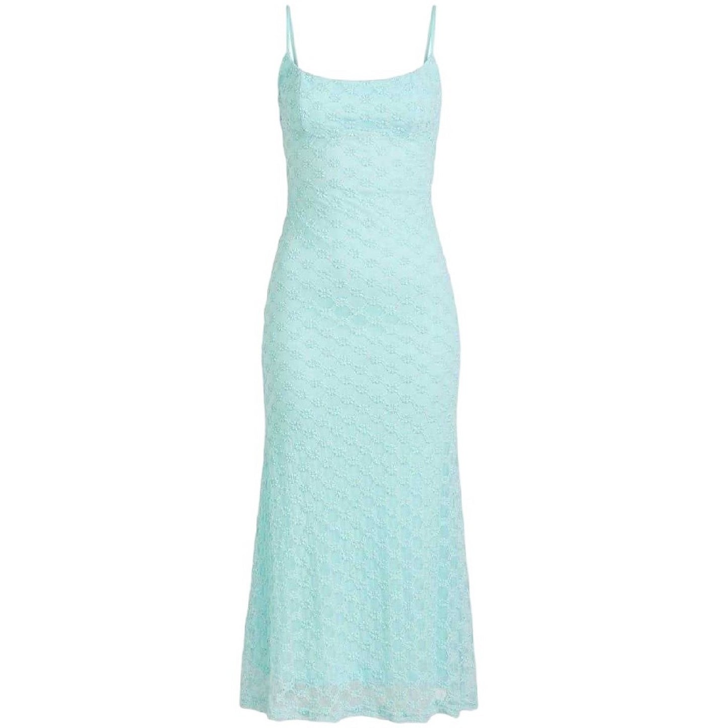 Aqua - Front - Bardot Womens-Ladies Adoni Mesh Midi Dress