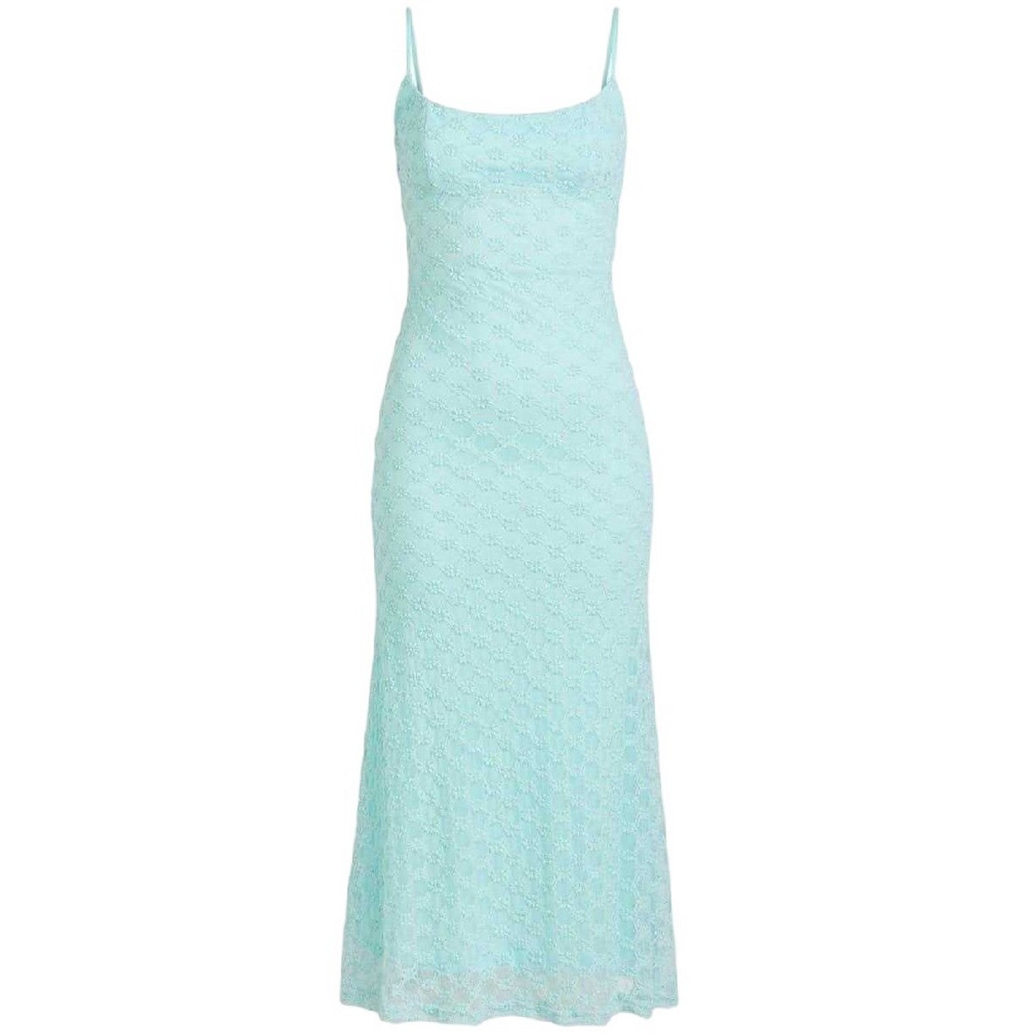 Aqua - Front - Bardot Womens-Ladies Adoni Mesh Midi Dress
