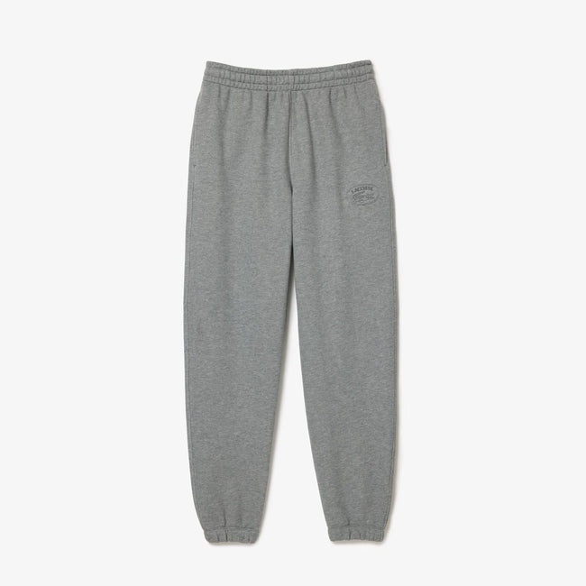Grey - Lifestyle - Lacoste Womens-Ladies Embroidered Straight Leg Jogging Bottoms