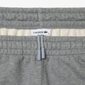 Grey - Pack Shot - Lacoste Womens-Ladies Embroidered Straight Leg Jogging Bottoms