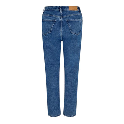 Denim Blue - Back - Noisy May Womens-Ladies High Waist Mom Jeans