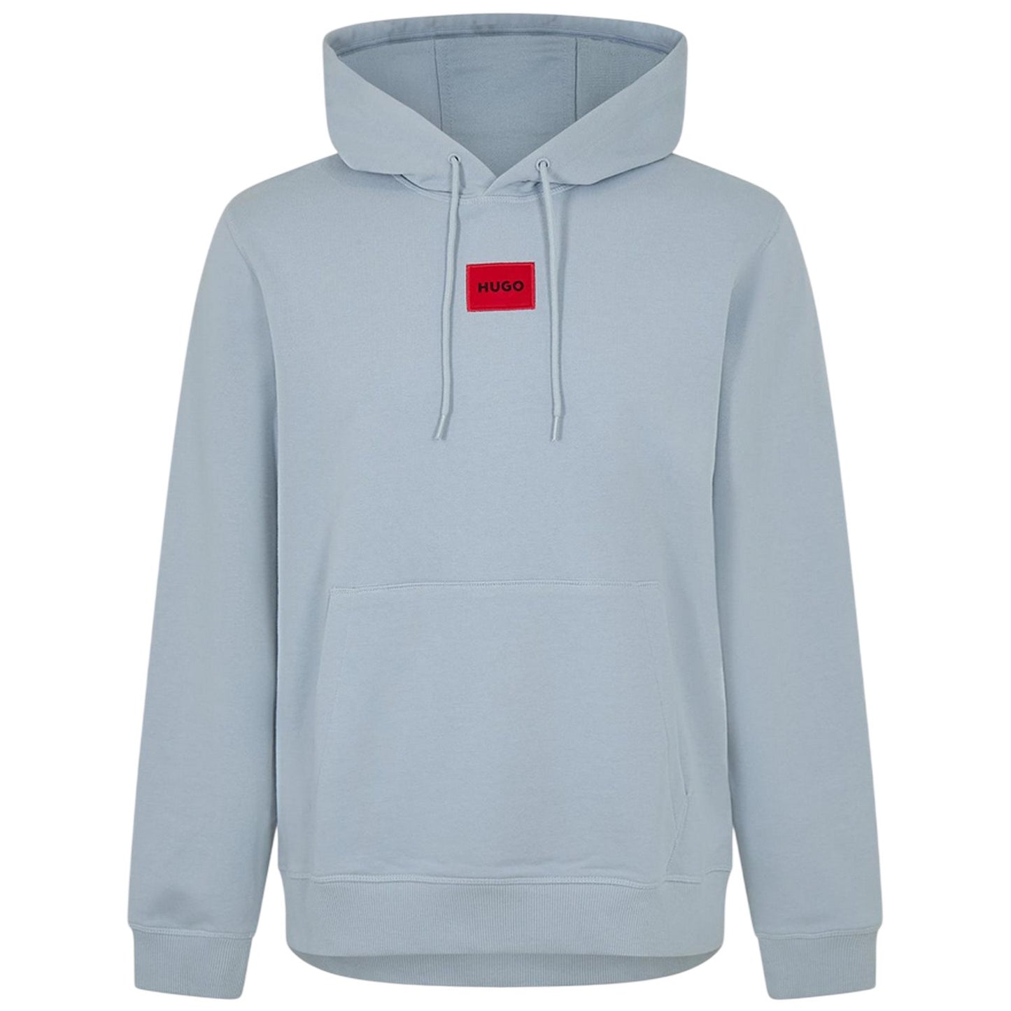 Blue - Front - Hugo Mens Cotton Blend Pullover Hoodie