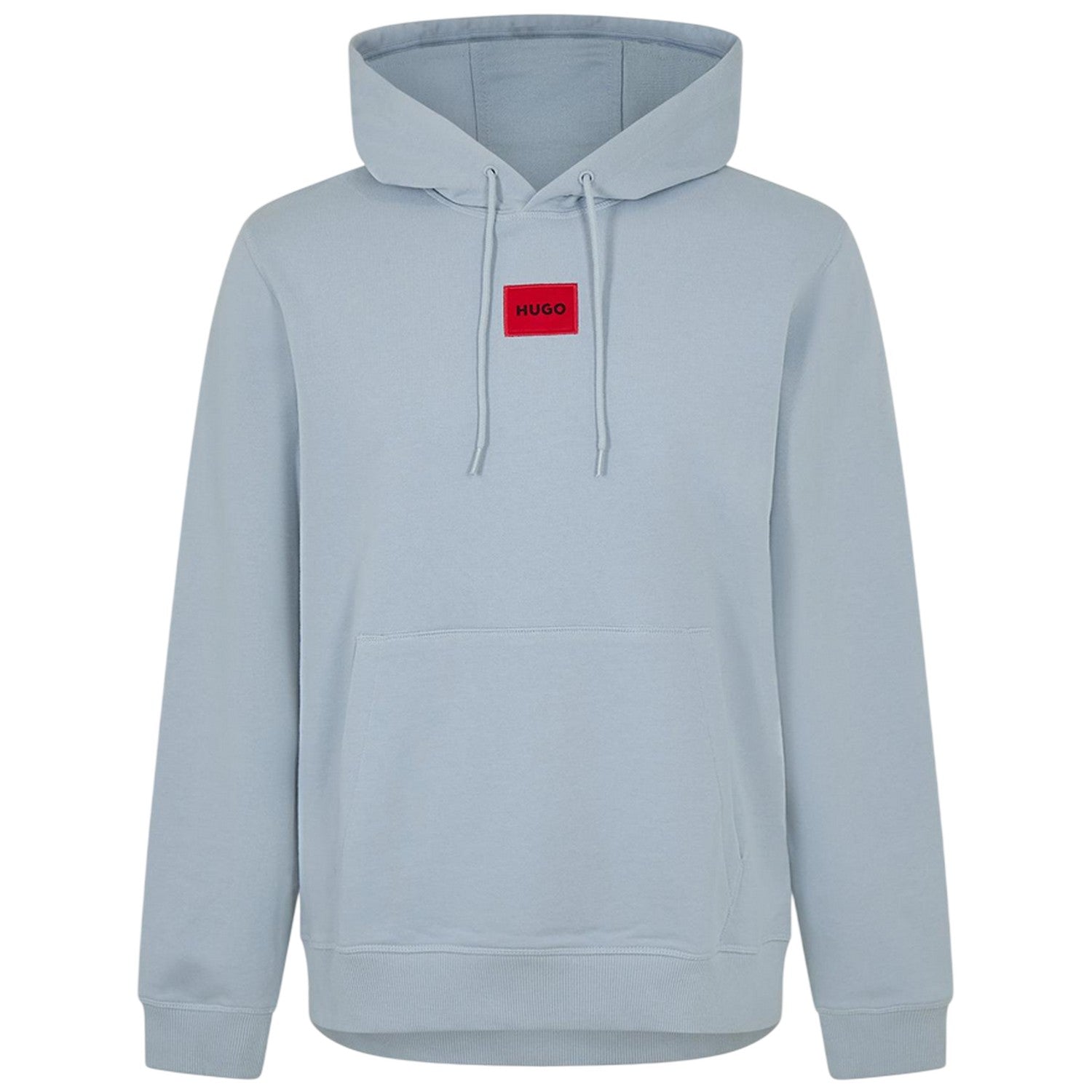 Blue - Front - Hugo Mens Cotton Blend Pullover Hoodie