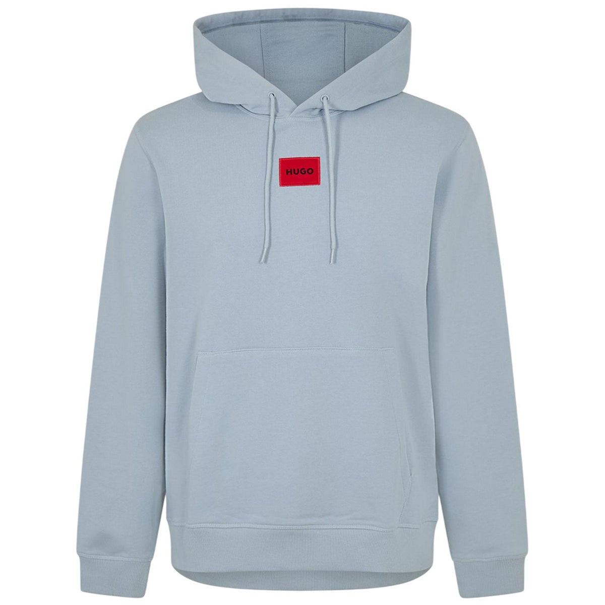 Blue - Front - Hugo Mens Cotton Blend Pullover Hoodie