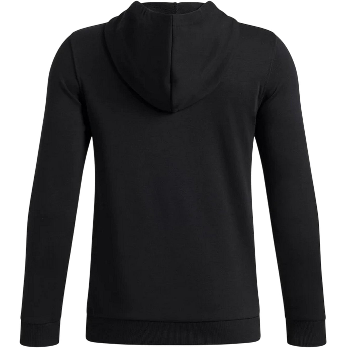Black - Back - Under Armour Childrens-Kids Rival Fleece Quarter Zip Hoodie