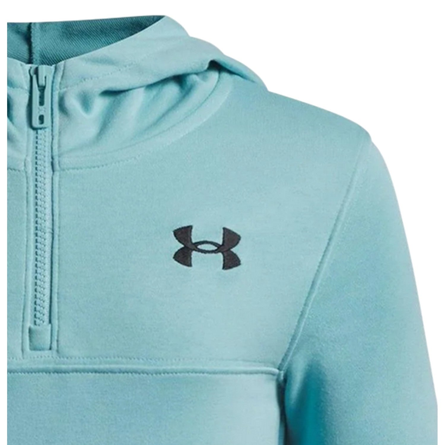 Blue-Black - Lifestyle - Under Armour Childrens-Kids Rival Fleece Quarter Zip Hoodie