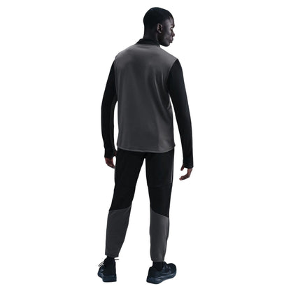 Anthracite - Back - Nike Mens Pacer Dri-FIT Quarter Zip Top