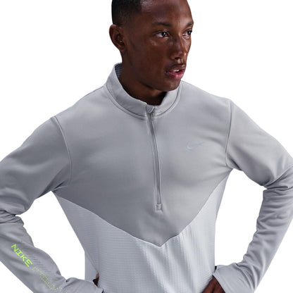 Platinum - Side - Nike Mens Pacer Dri-FIT Quarter Zip Top