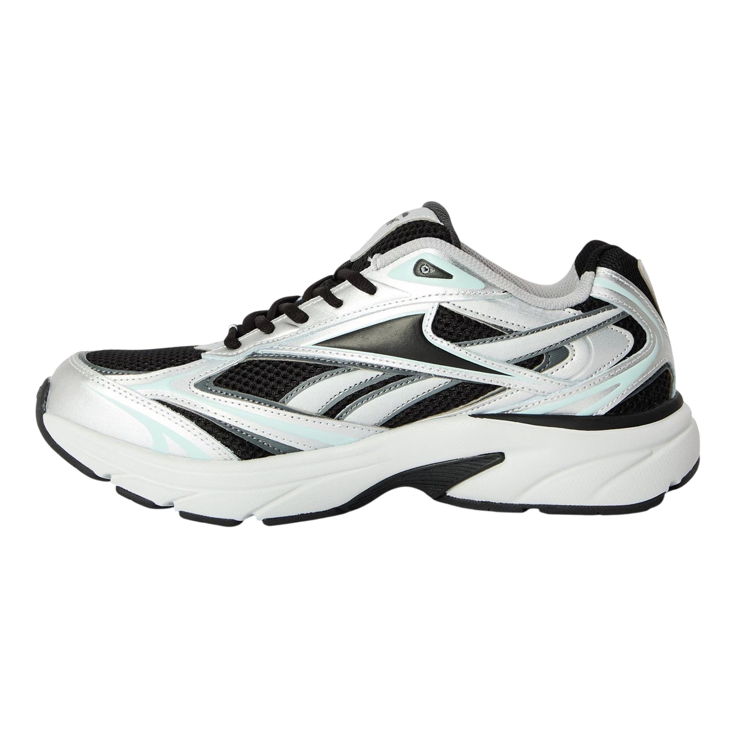 Silver-Black - Back - Reebok Mens Belwave Trainers