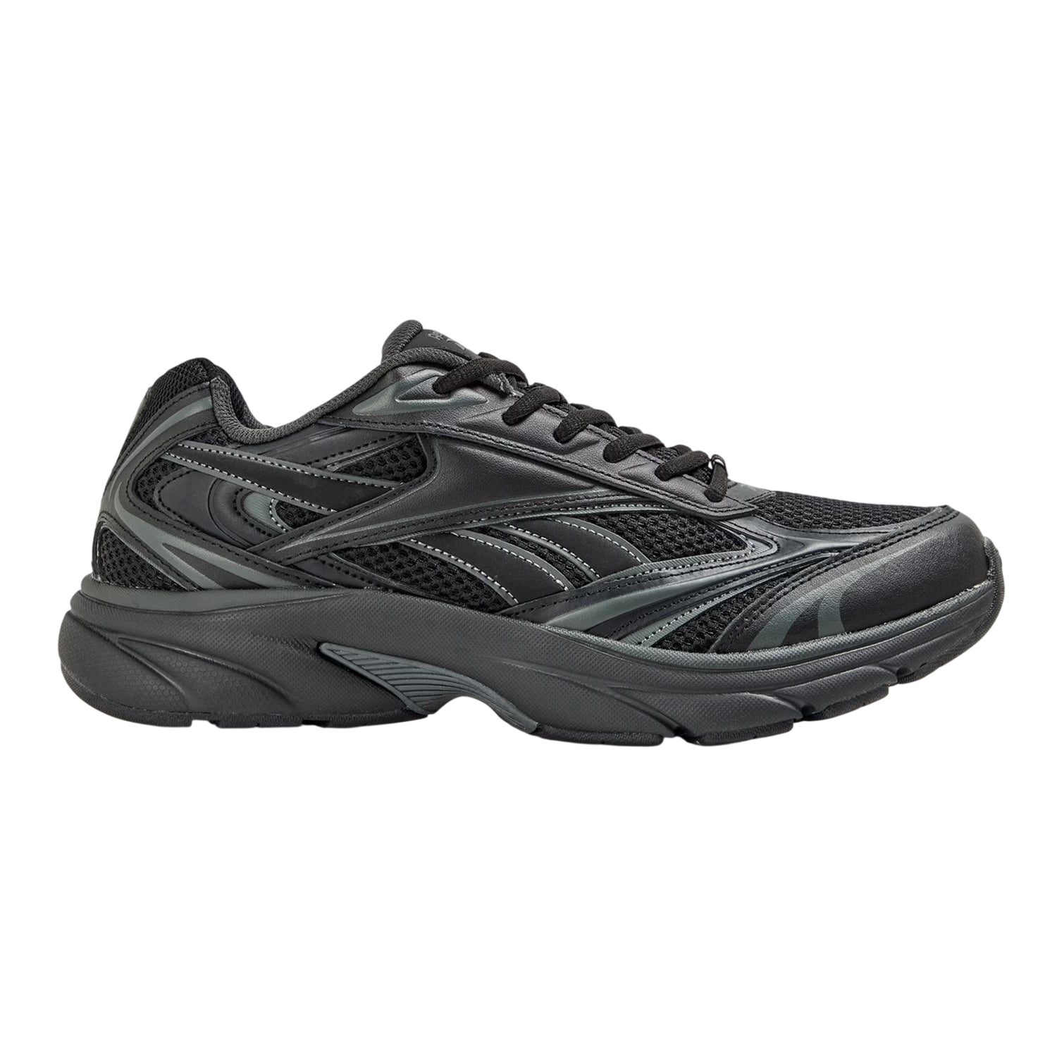 Triple Black - Front - Reebok Mens Belwave Trainers