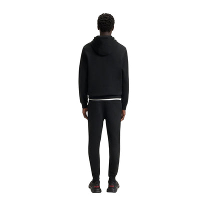 Black - Back - Hugo Mens Drawstring Hoodie