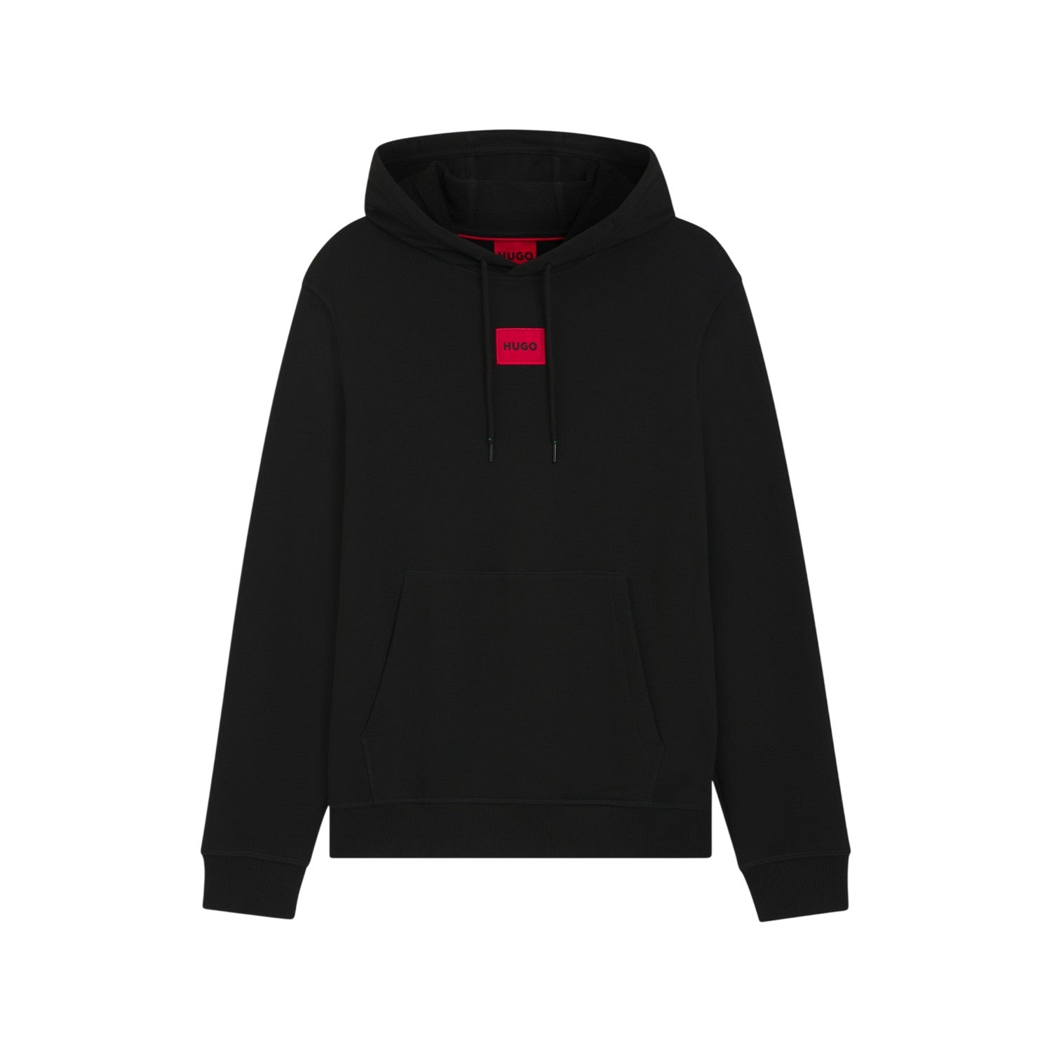 Black - Front - Hugo Mens Drawstring Hoodie