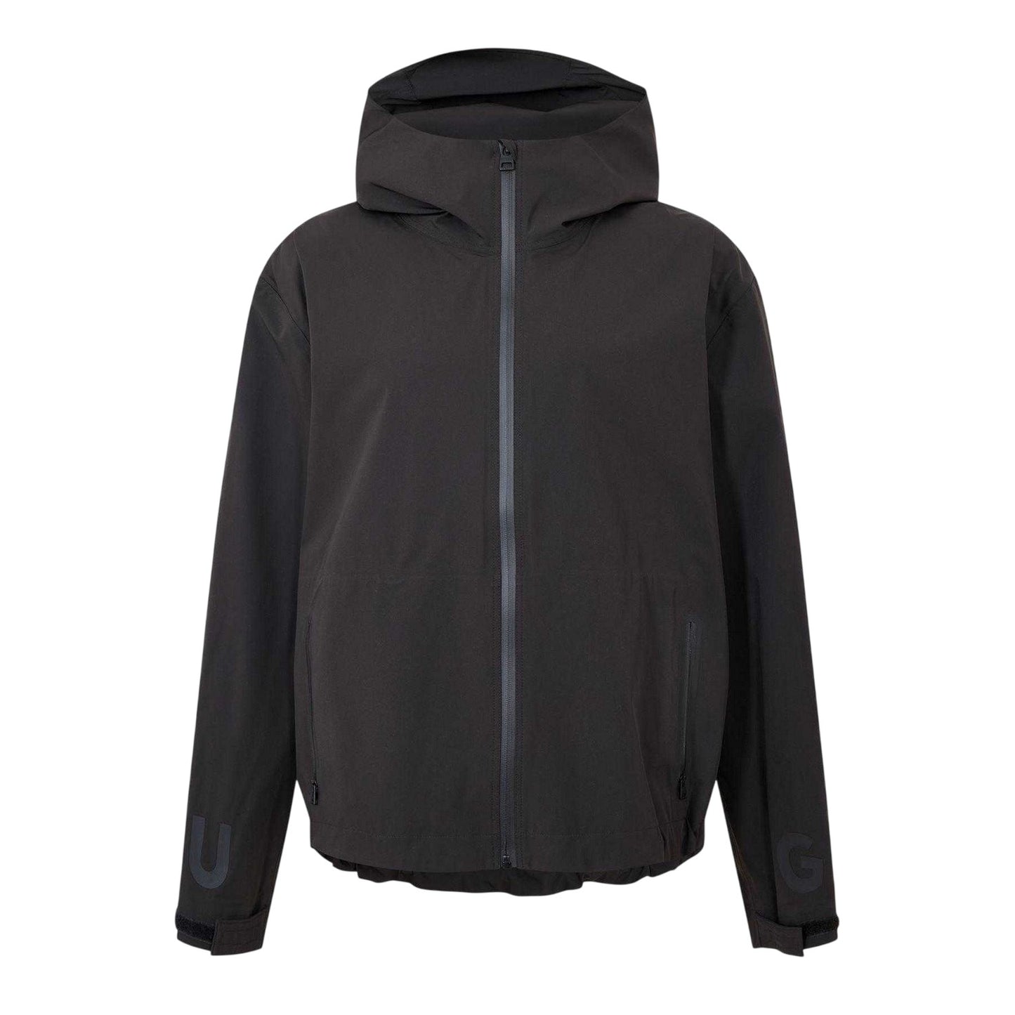Black - Front - Hugo Mens Dabatag Full Zip Hoodie