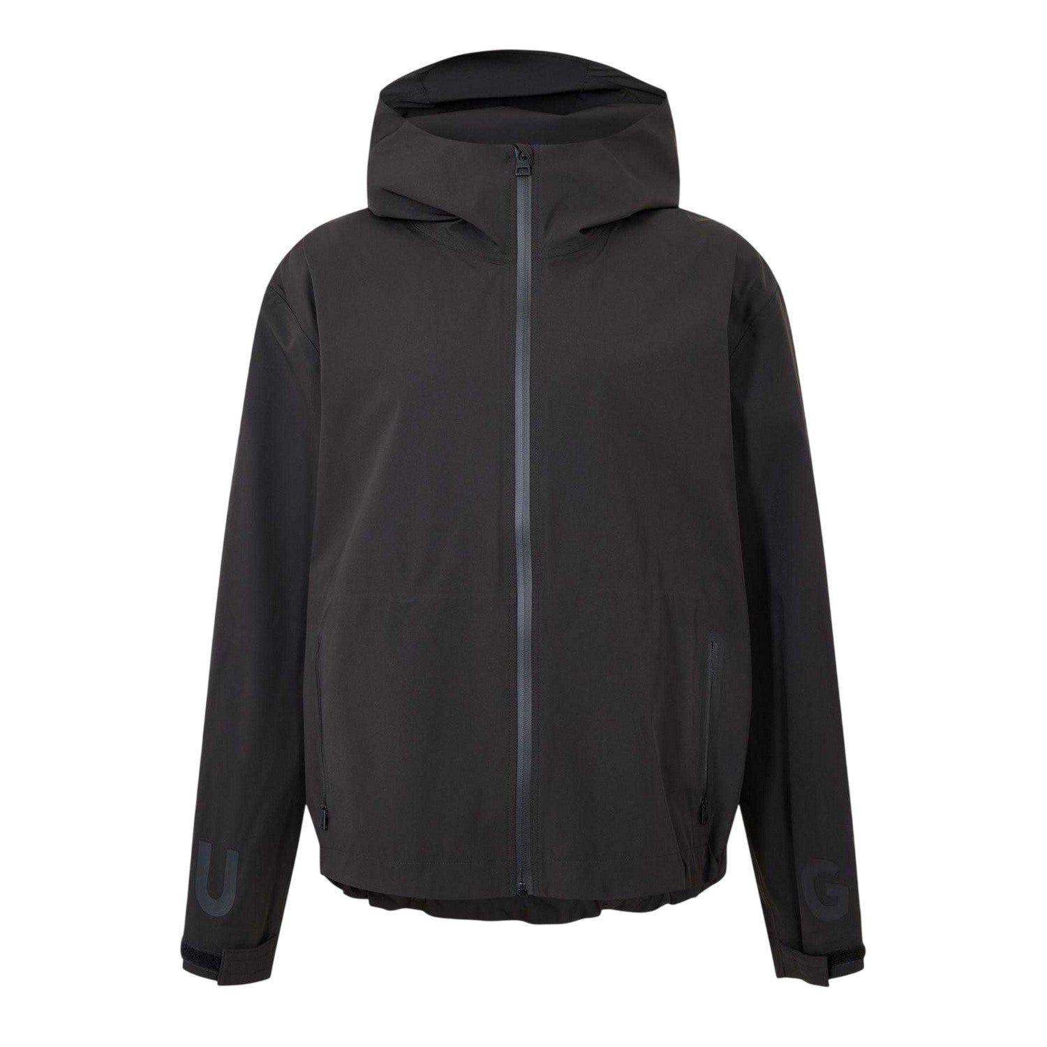 Black - Front - Hugo Mens Dabatag Full Zip Hoodie