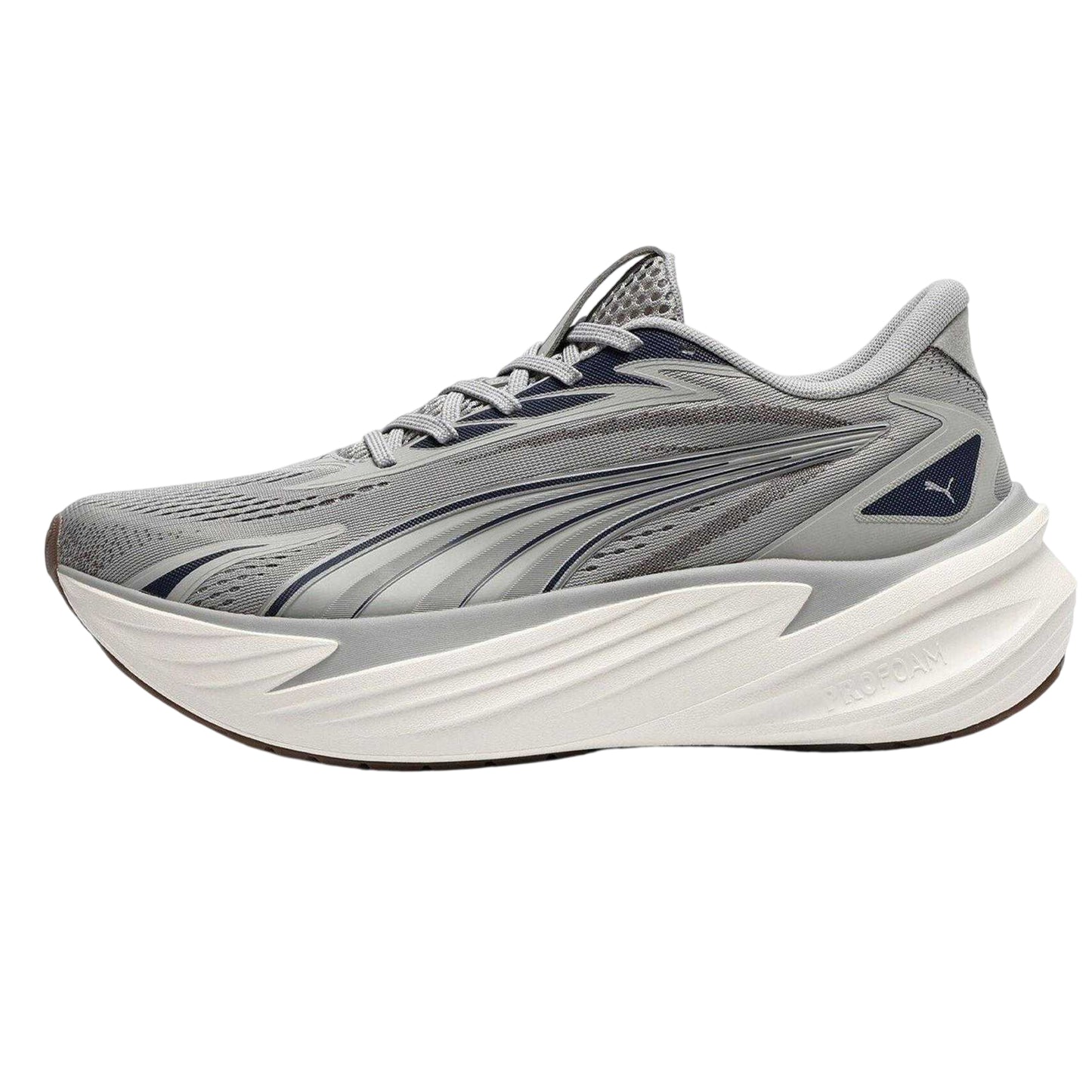 Grey - Side - Puma Mens Pro Running Trainers