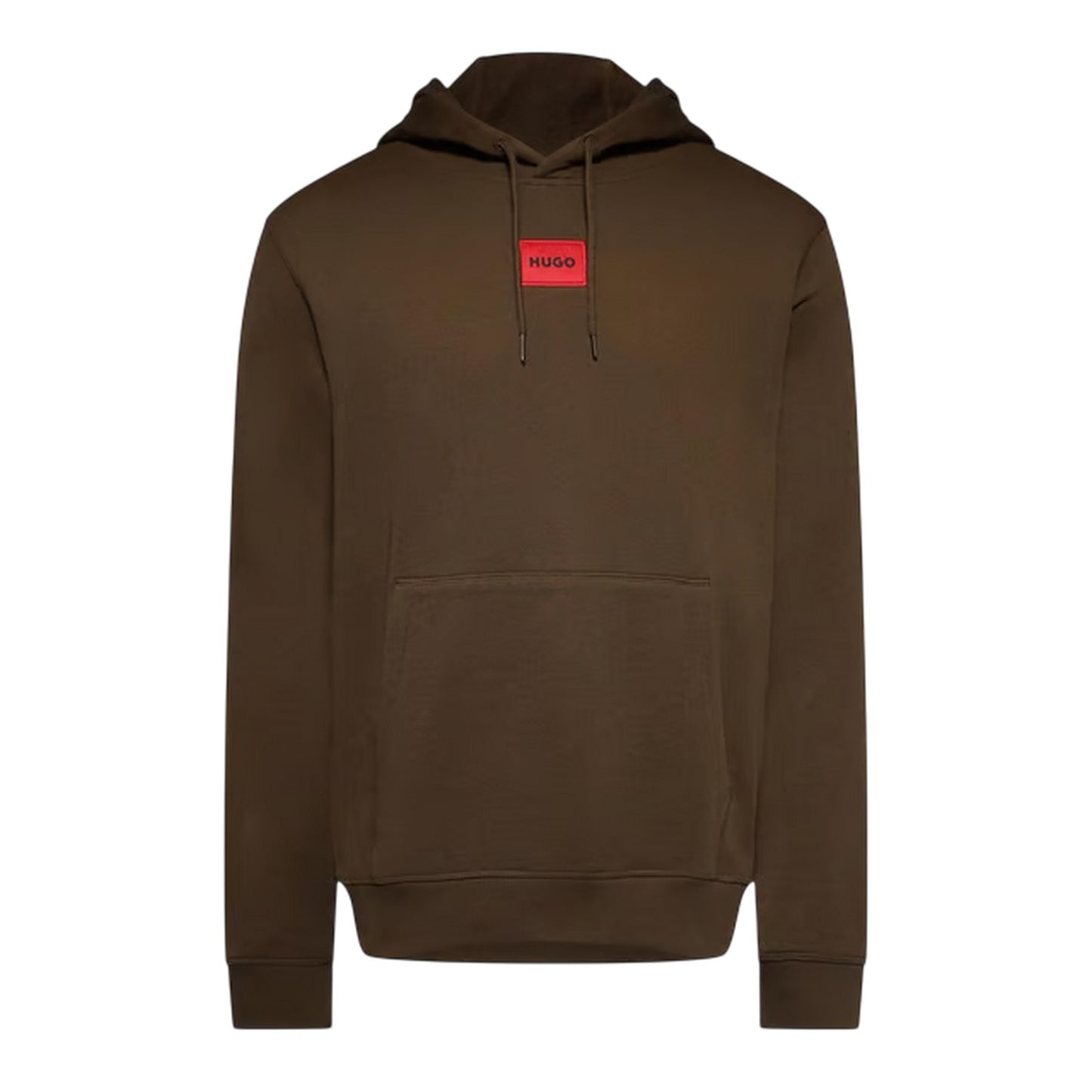 Brown - Front - Hugo Mens Daratschi Regular Hoodie