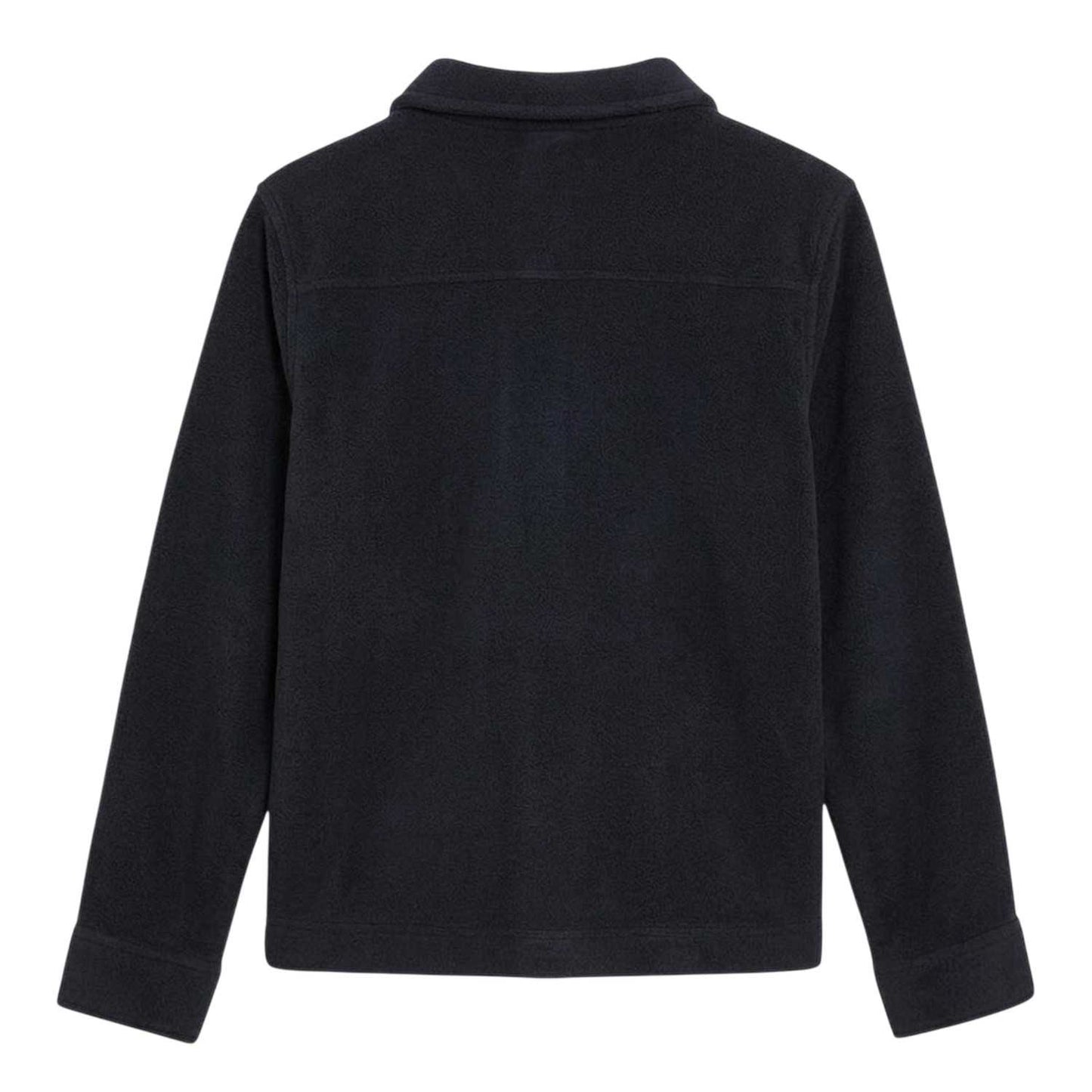 Dark Navy - Back - Lyle & Scott Childrens-Kids Polar Fleece Pocket Overshirt