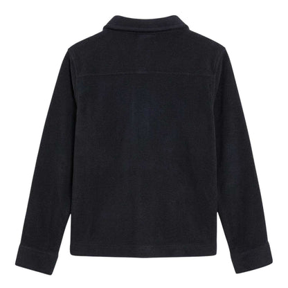 Dark Navy - Back - Lyle & Scott Childrens-Kids Polar Fleece Pocket Overshirt