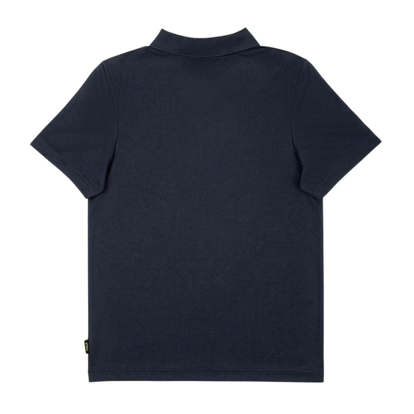 Navy - Back - Slazenger Childrens-Kids Solid Logo Short-Sleeved Polo Shirt