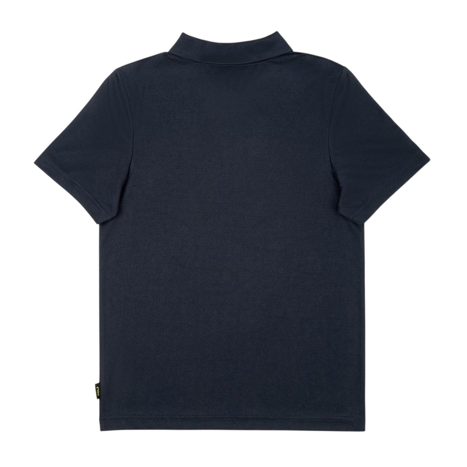 Navy - Back - Slazenger Childrens-Kids Solid Logo Short-Sleeved Polo Shirt