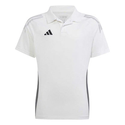 White - Front - Adidas Childrens-Kids Tiro 24 Competition Polo Shirt