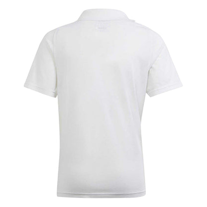 White - Back - Adidas Childrens-Kids Tiro 24 Competition Polo Shirt
