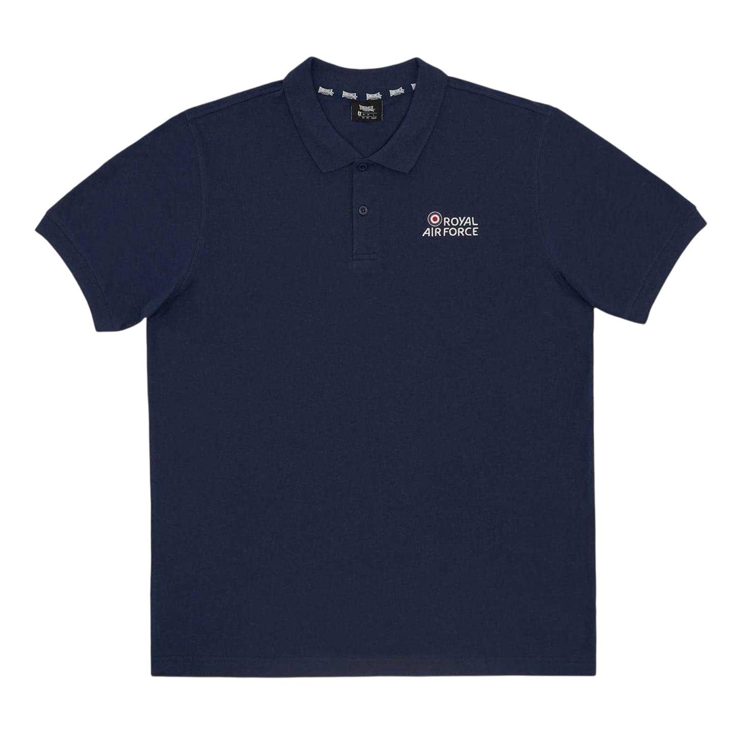 Navy - Front - Lonsdale Mens Raf Short-Sleeved Polo Shirt