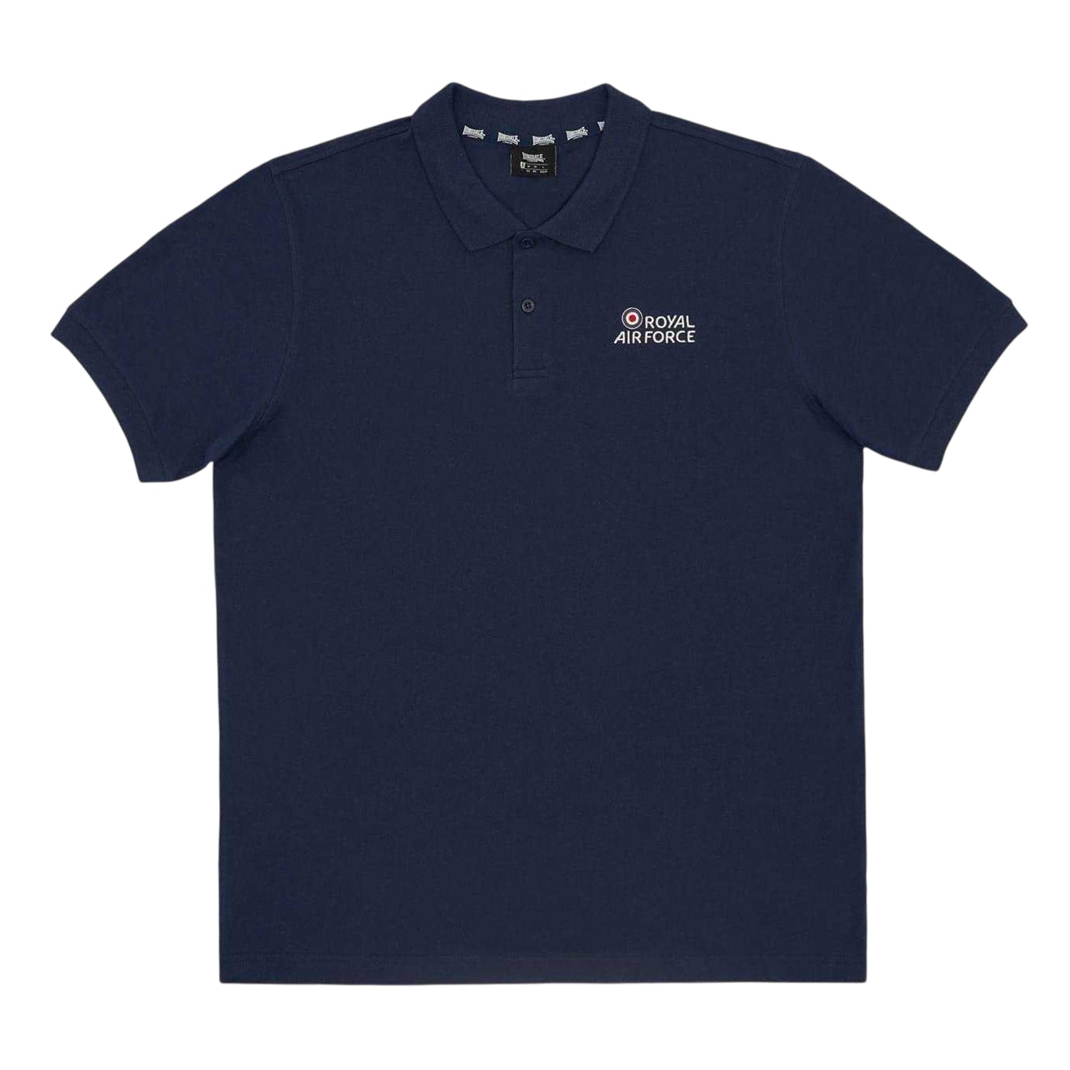 Navy - Front - Lonsdale Mens Raf Short-Sleeved Polo Shirt