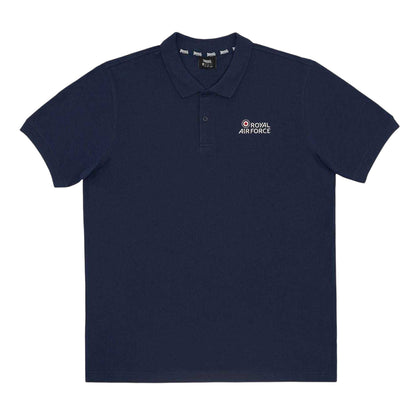 Navy - Front - Lonsdale Mens Raf Short-Sleeved Polo Shirt