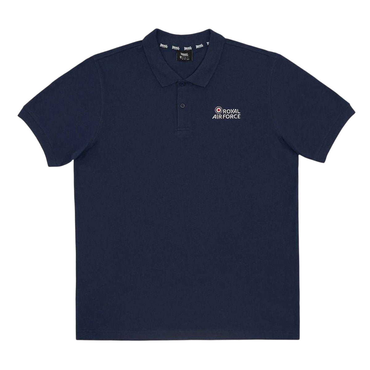 Navy - Front - Lonsdale Mens Raf Short-Sleeved Polo Shirt