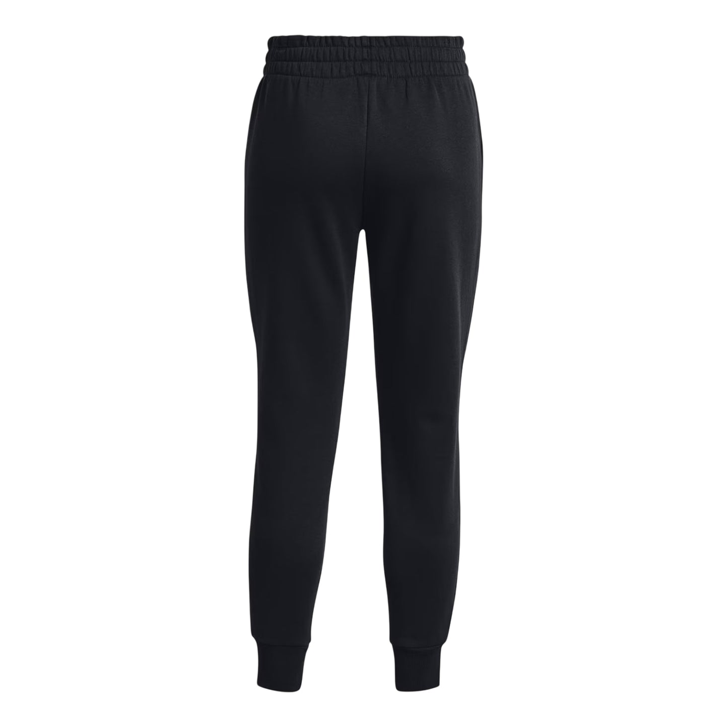 Black - Back - Under Armour Womens-Ladies Rival Tapered Jogging Bottoms