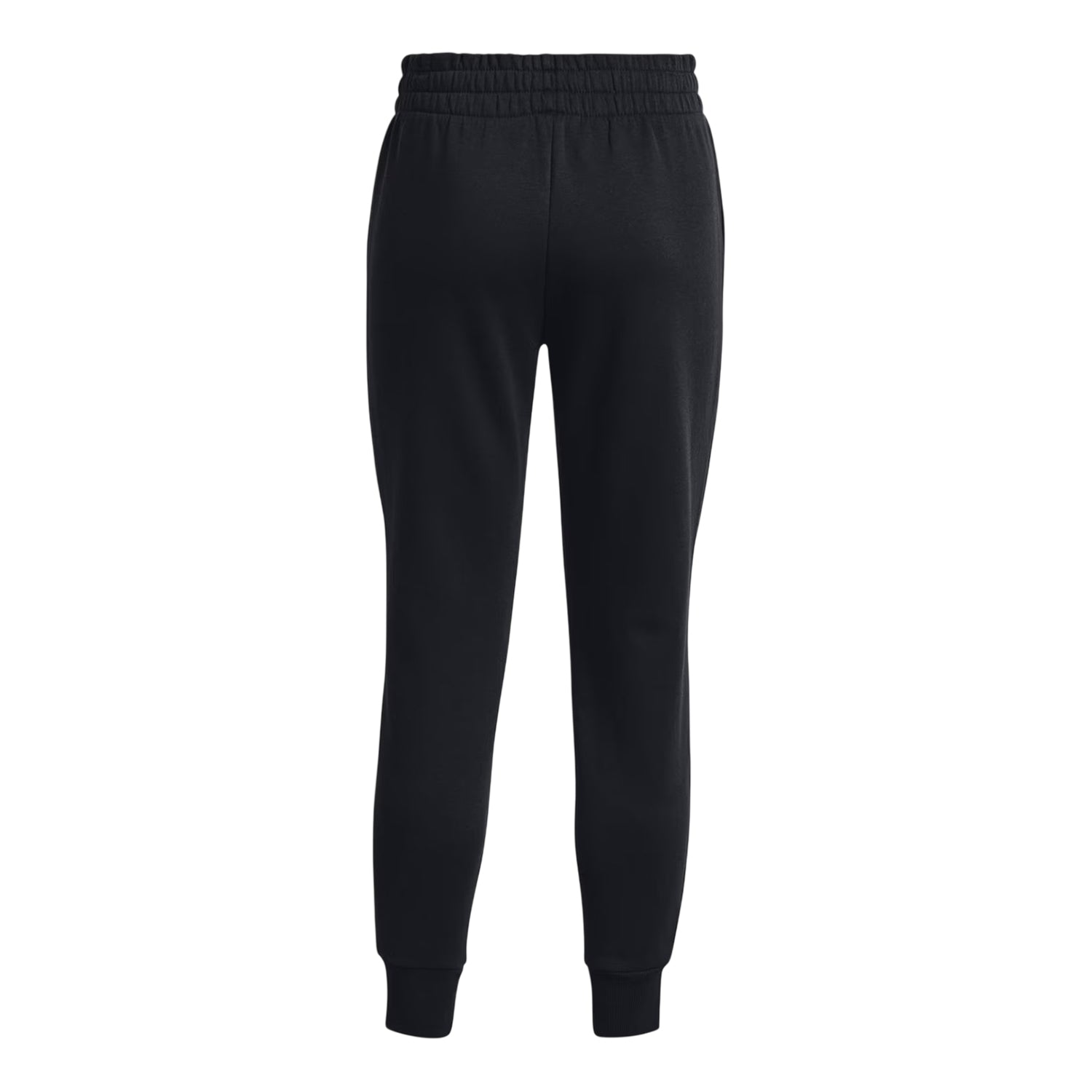 Black - Back - Under Armour Womens-Ladies Rival Tapered Jogging Bottoms