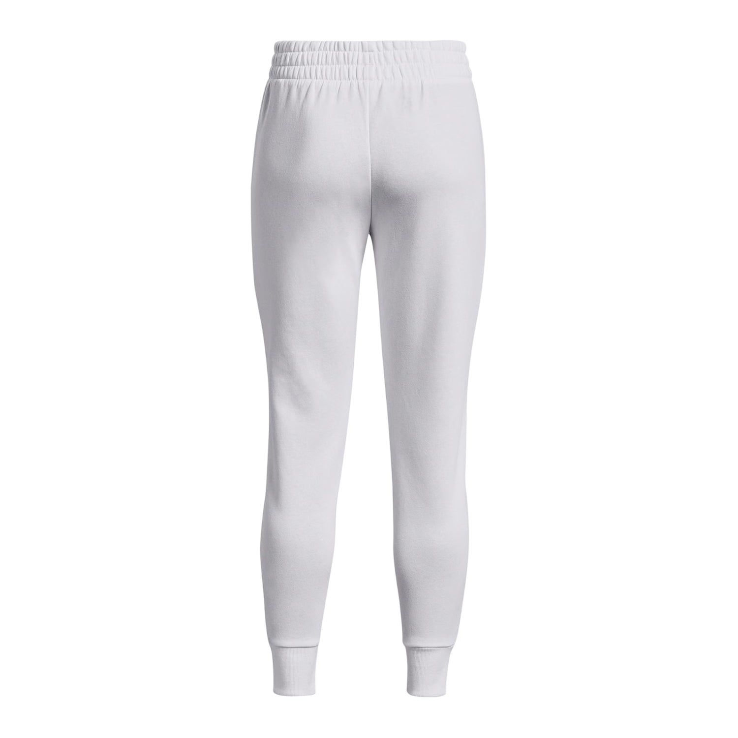 White - Back - Under Armour Womens-Ladies Rival Tapered Jogging Bottoms