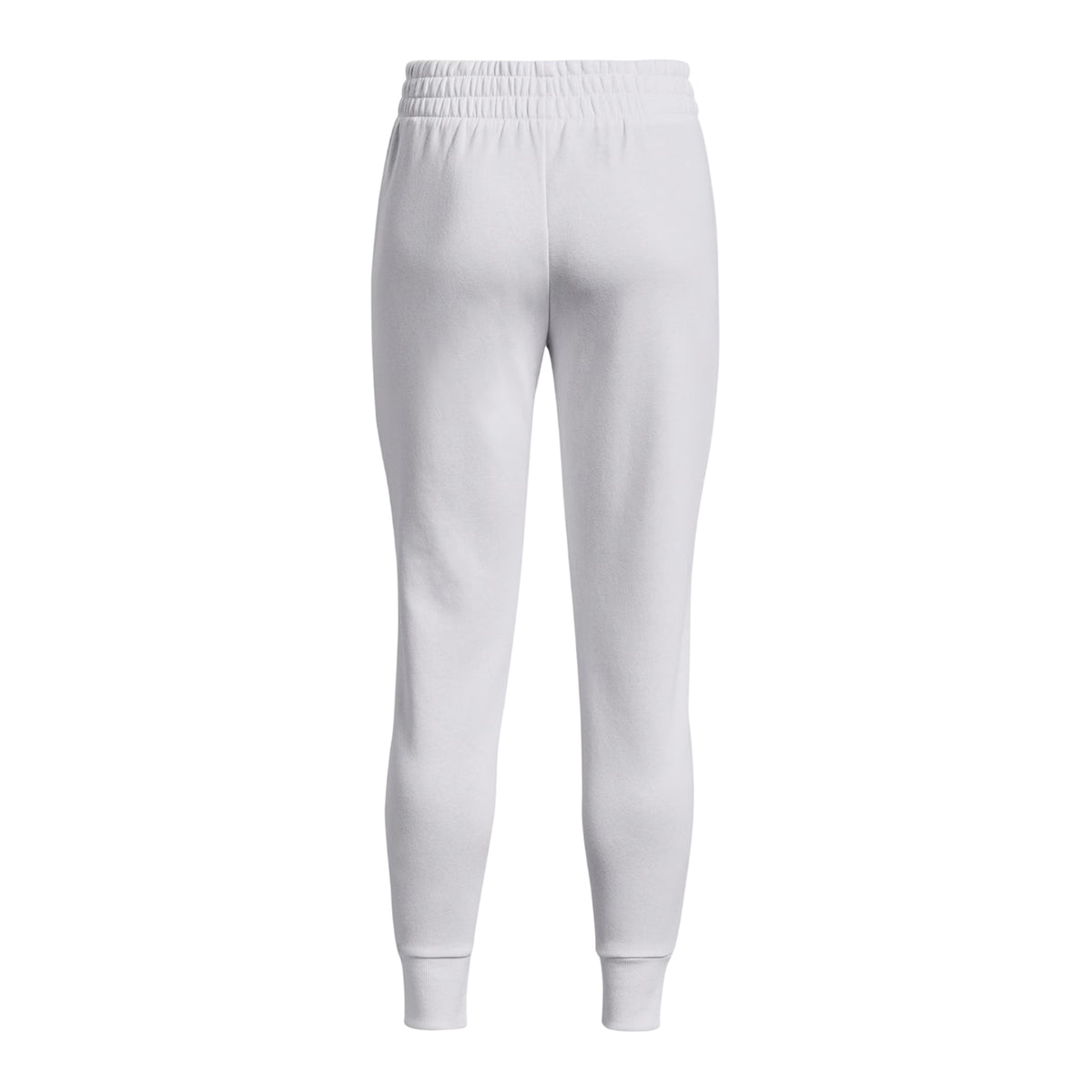 White - Back - Under Armour Womens-Ladies Rival Tapered Jogging Bottoms