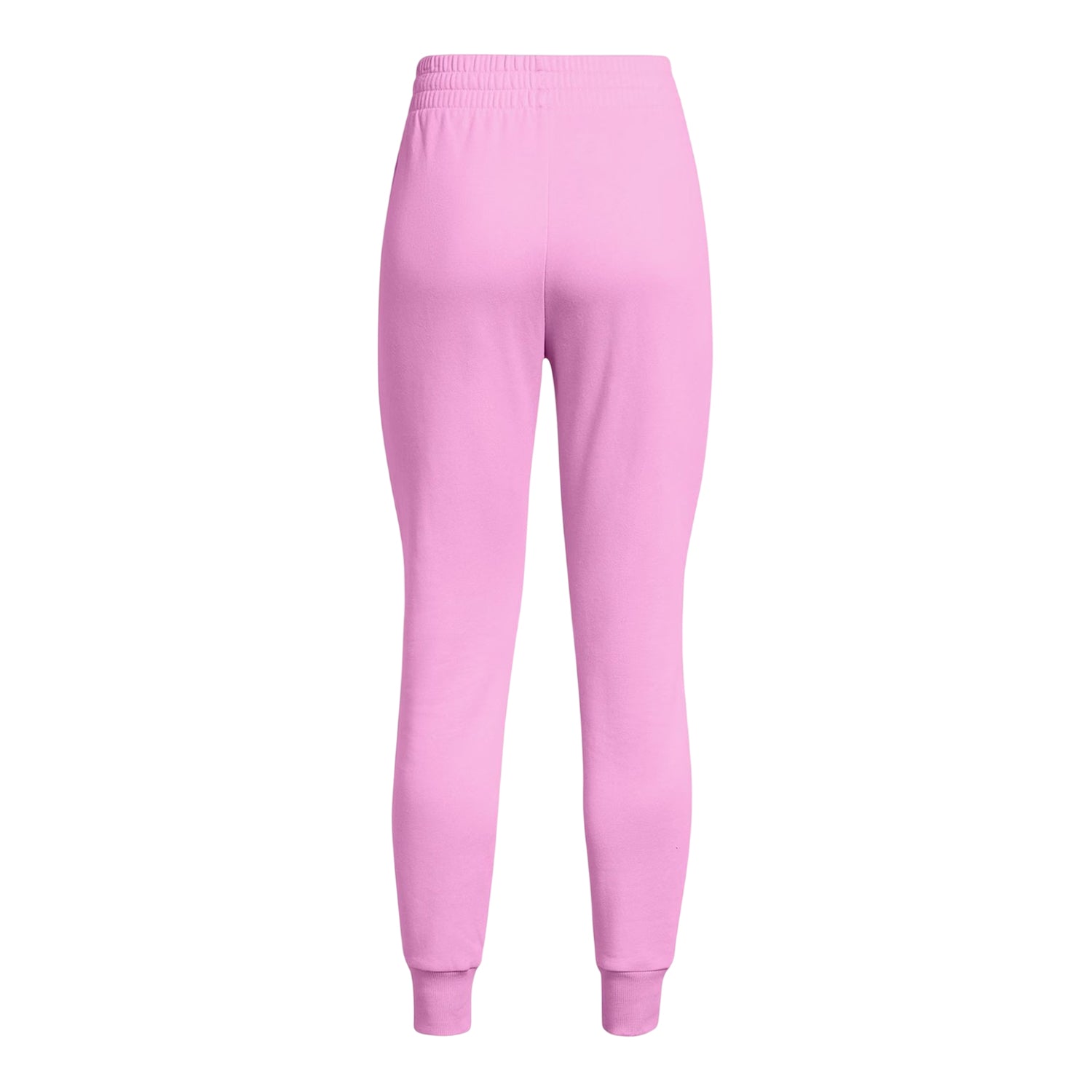 Pink - Back - Under Armour Womens-Ladies Rival Tapered Jogging Bottoms