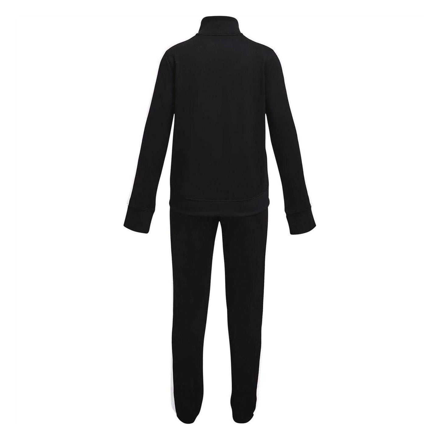 Black - Back - Under Armour Girls Knitted Tracksuit