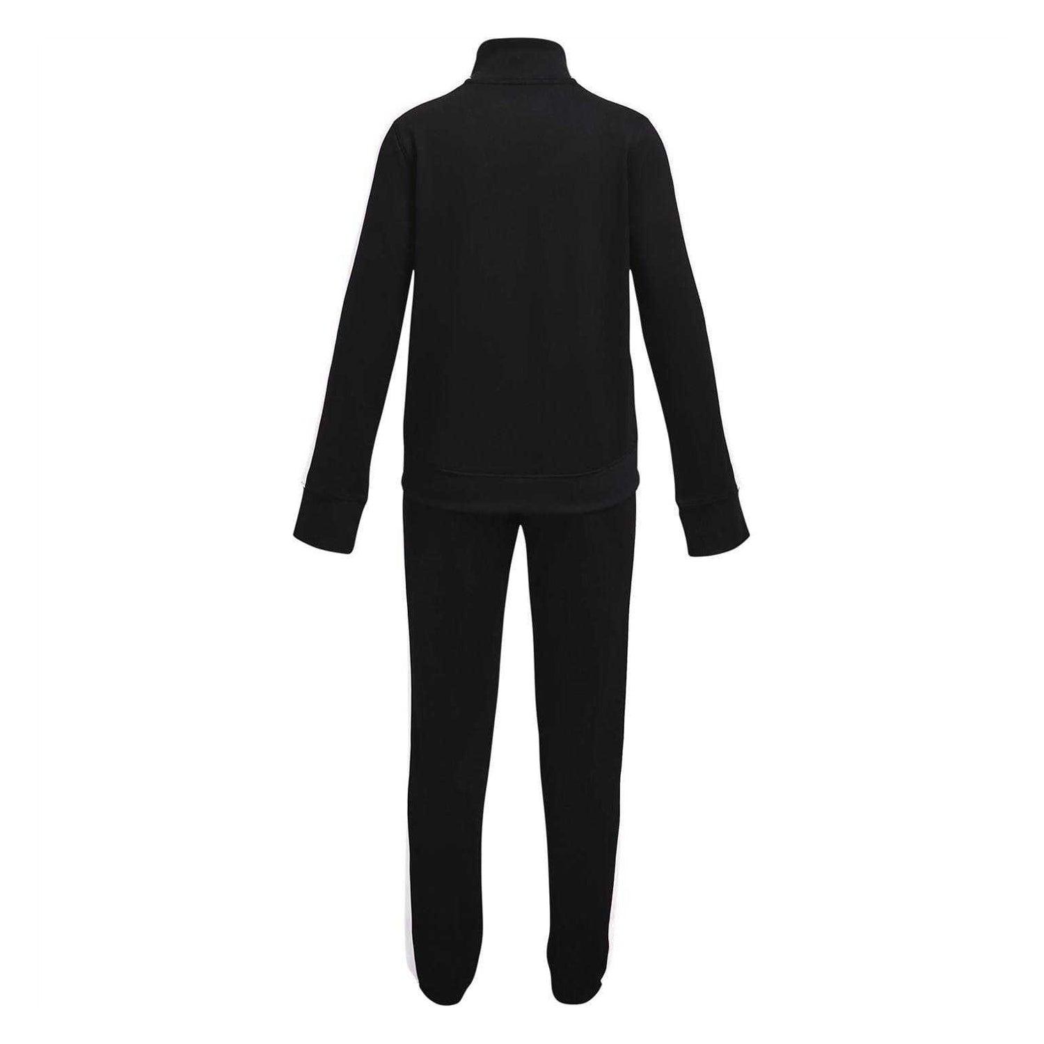Black - Back - Under Armour Girls Knitted Tracksuit