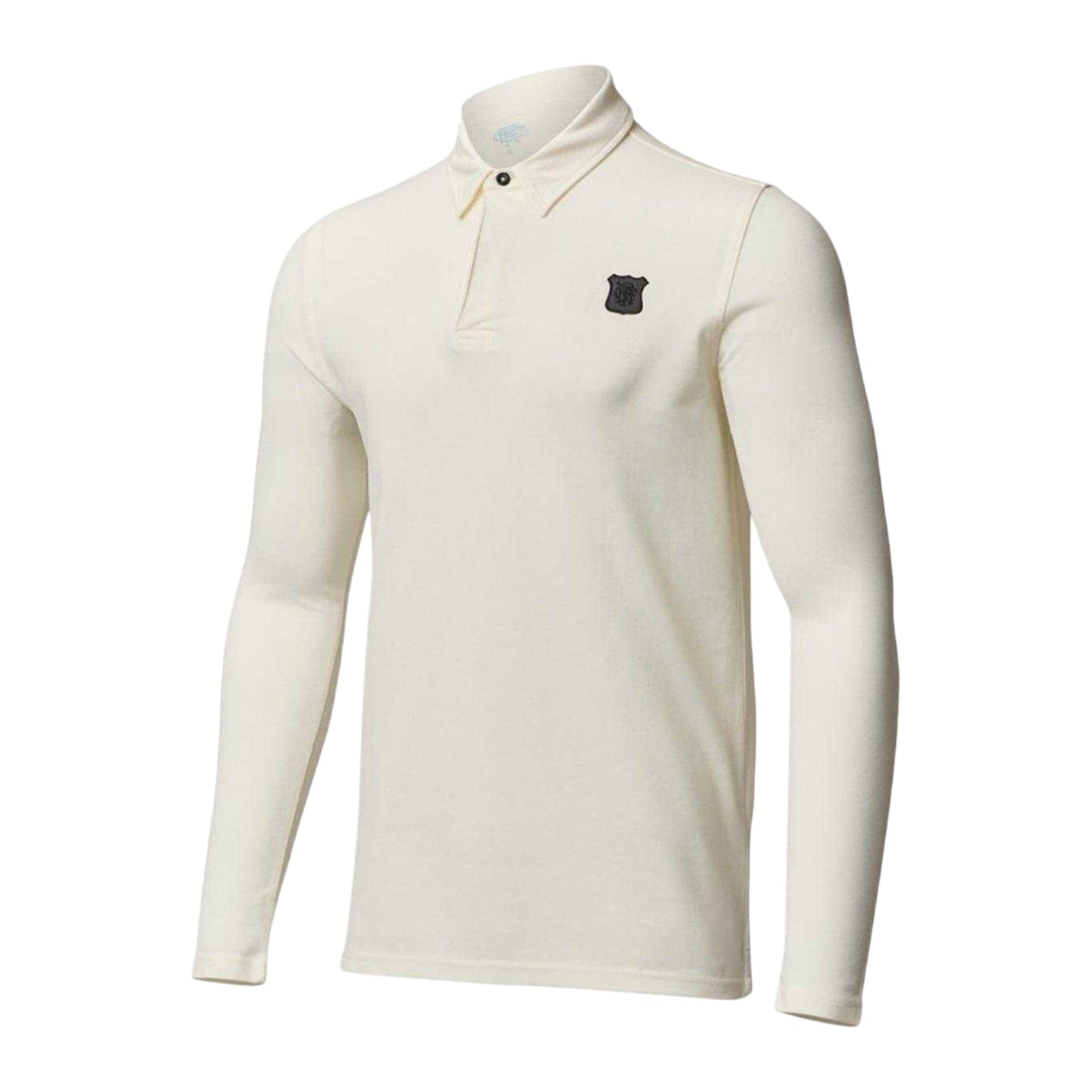 White - Front - Castore Mens Rangers FC Long-Sleeved Polo Shirt
