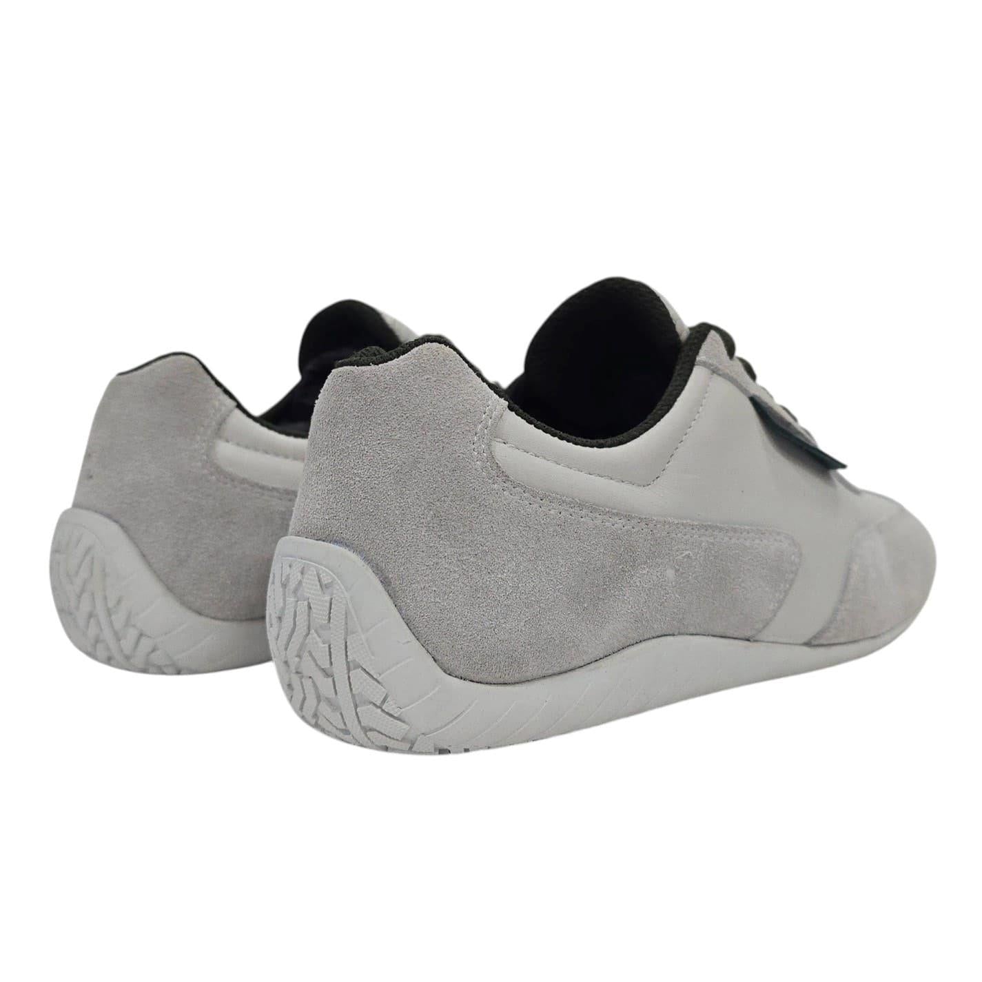 Grey-Dark Green - Back - Jack Wills Womens-Ladies Yosemite Suede Trainers