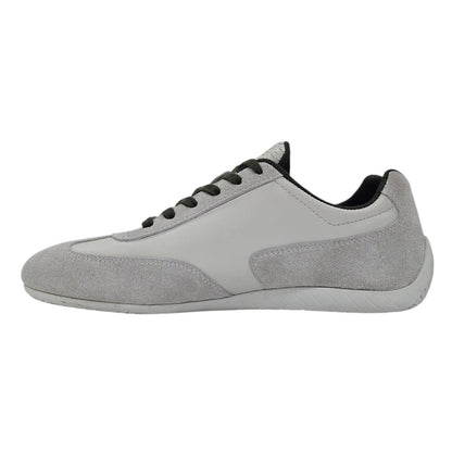 Grey-Dark Green - Side - Jack Wills Womens-Ladies Yosemite Suede Trainers