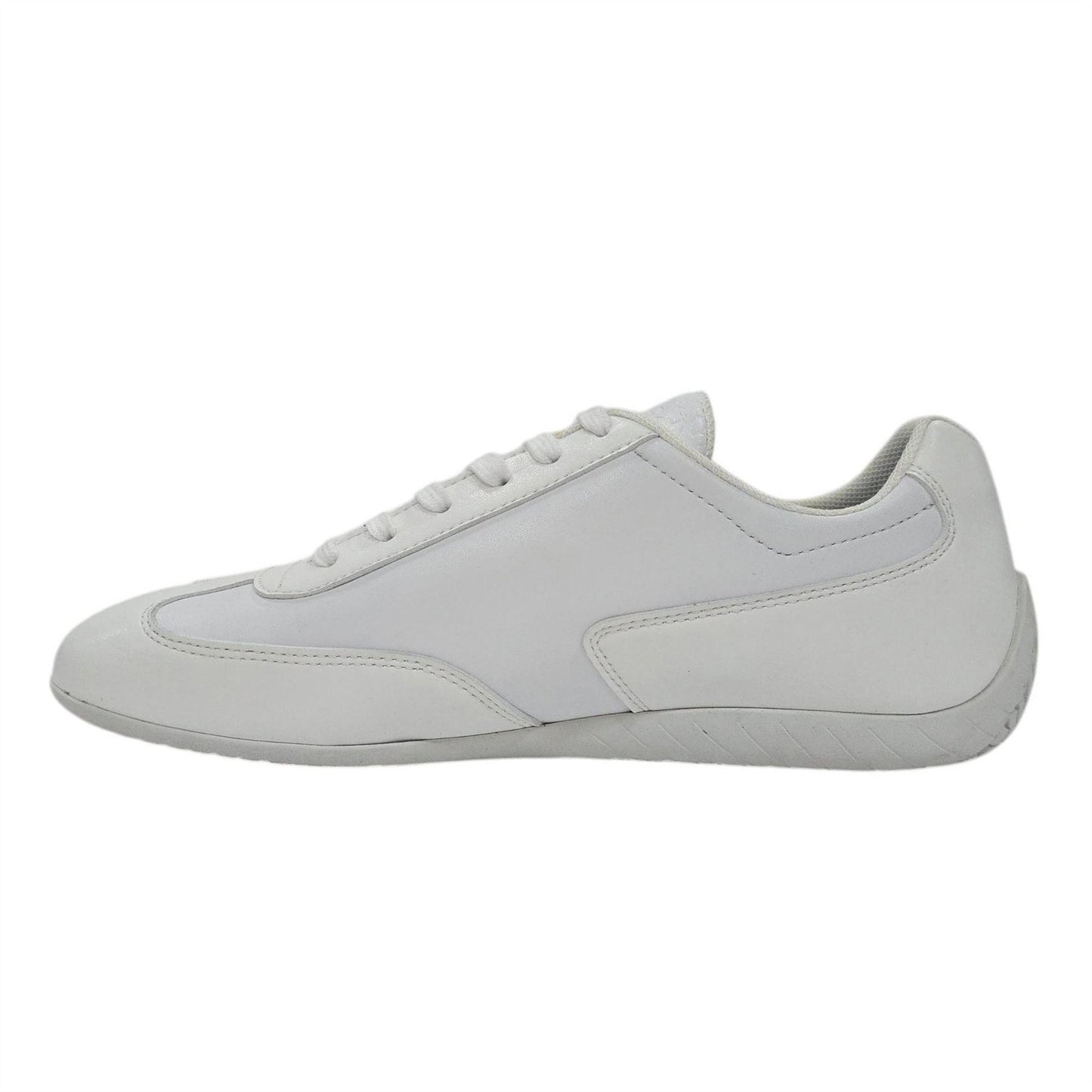 White - Side - Jack Wills Womens-Ladies Yosemite Suede Trainers