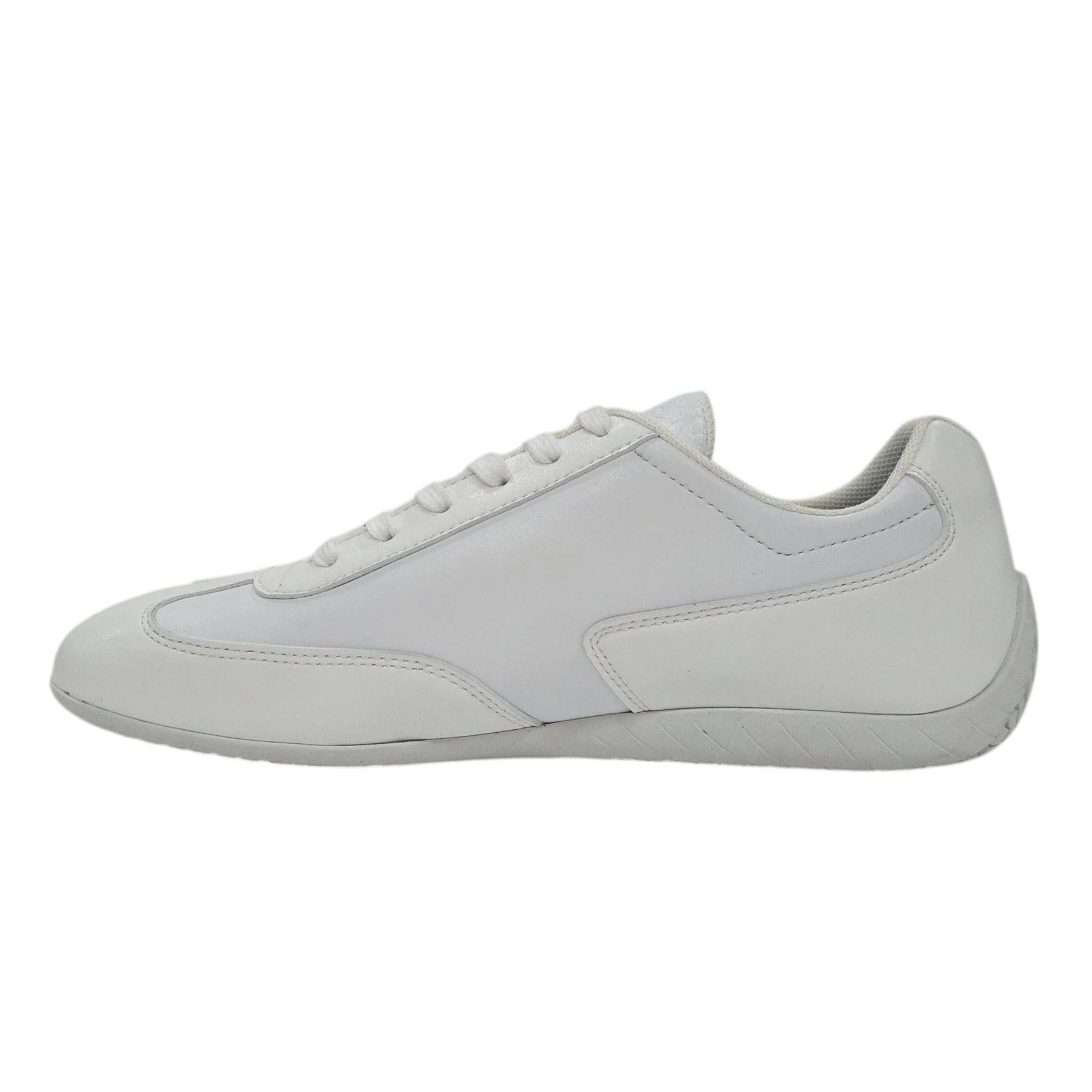 White - Side - Jack Wills Womens-Ladies Yosemite Suede Trainers